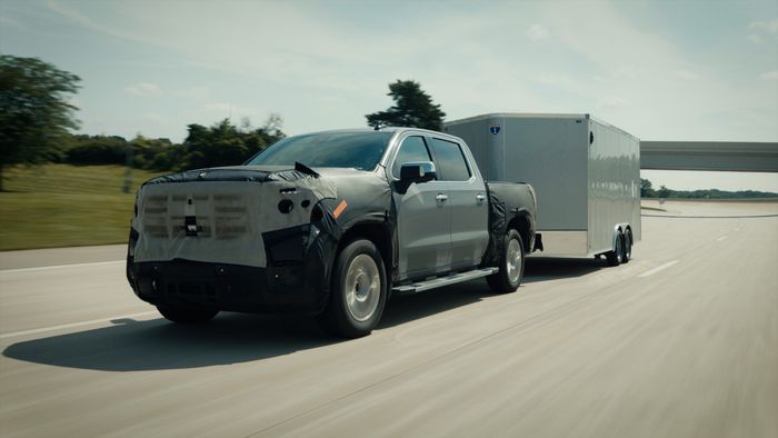 Mode Trailering Super Cruise saat dites di prototipe GMC Sierra Denali.