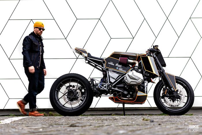 BMW R 1250 GS cafe racer futuristik yang super sangar