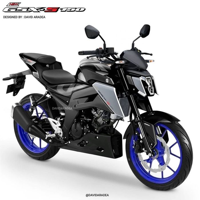 Desain GSX-R150 dan GSX-S150 ala David Aradea 