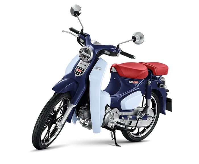 Honda Super Cub C125 warna Pearl Niltava Blue