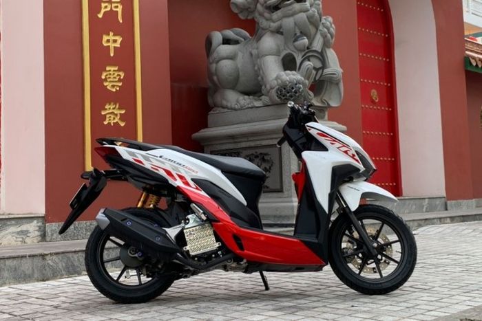 Modifikasi Honda Vario 150 yang cocok untuk merayakan hari Kemerdekaan