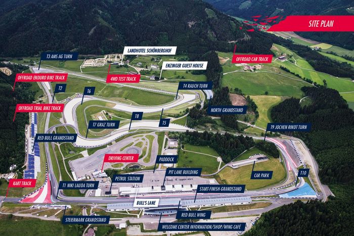 Denah Sirkuit Red Bull Ring