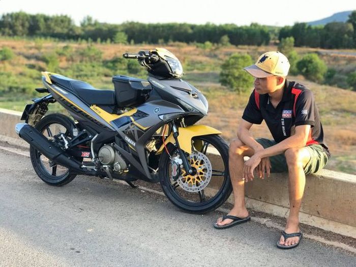 Modifikasi simpel Yamaha MX King 150 tapi dengan hasil maksimal