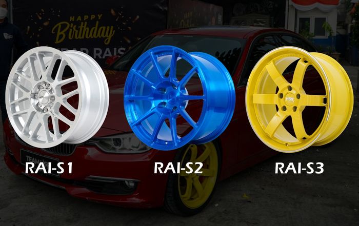 Deretan pelek RAI-S Series lansiran HSR Wheel