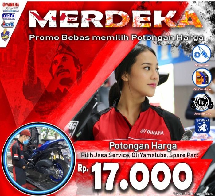 E-poster Promo Merdeka Yamaha. 