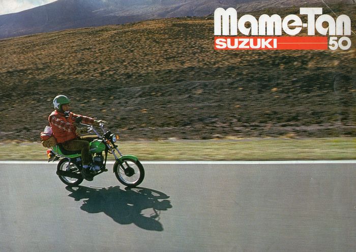 Brosur Hampir-Davidson Suzuki Mame-Tan 50.