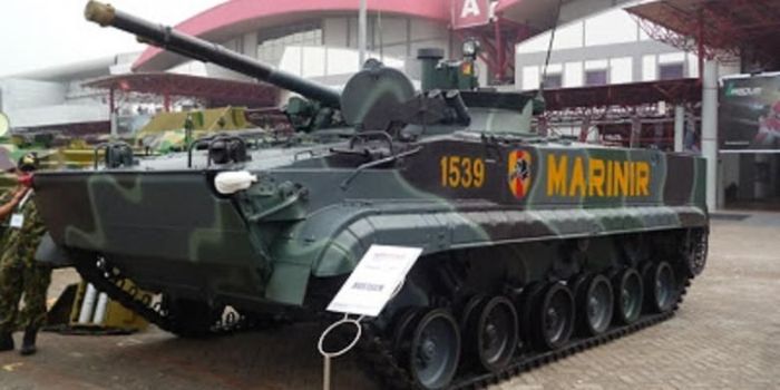 Tank BMP-3F buatan Rusia.(YouTube.com) 