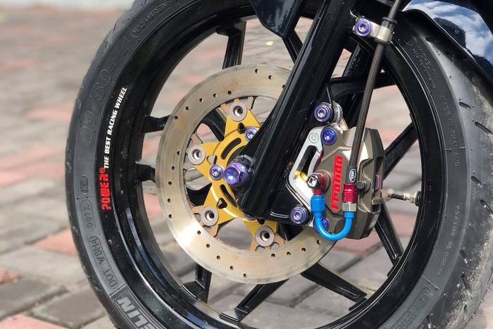 Pelek dan pengeremannya diupgrade maksimal