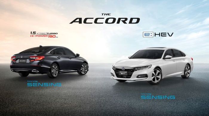 New Honda Accord 1.5L VTEC Turbo dan e:HEV, semua dilengkapi teknologi Honda SENSING