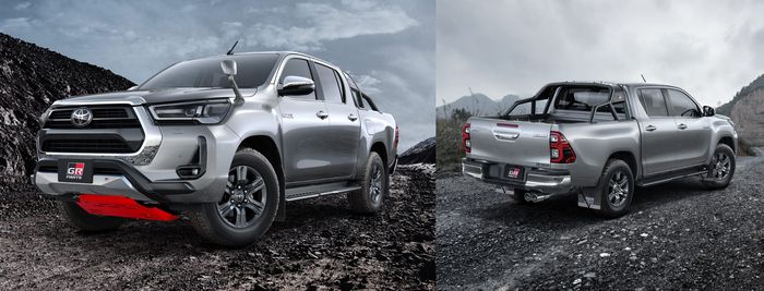 Ilustrasi Toyota Hilux GR Parts.