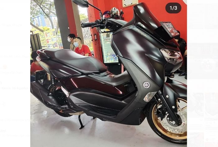 Coating bisa dilakukan pada body motor dengan cat doff