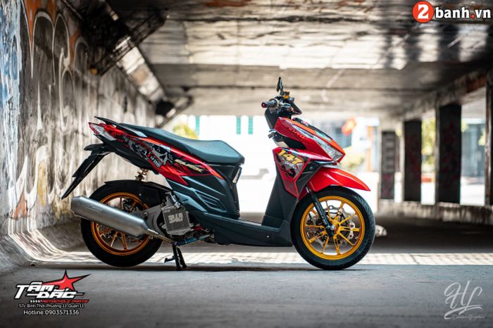 Modifikasi Honda Vario 150 yang super sangar