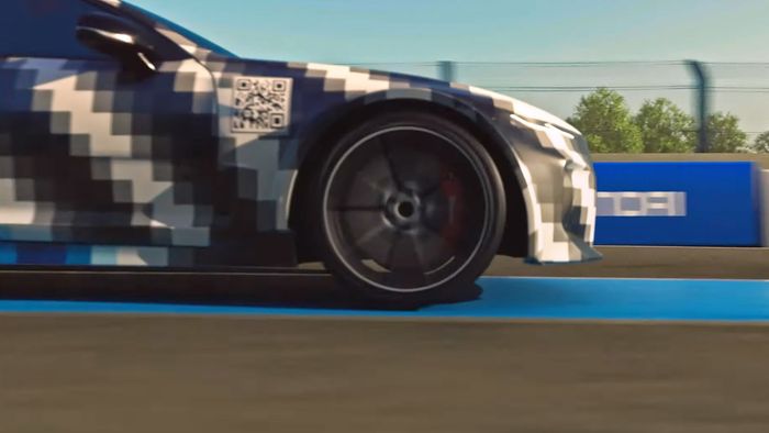 Teaser mobil listrik sedan sport hidrogen terbaru Hyundai.