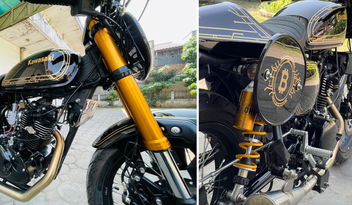 Sok depan ganti model upside down dari Showa