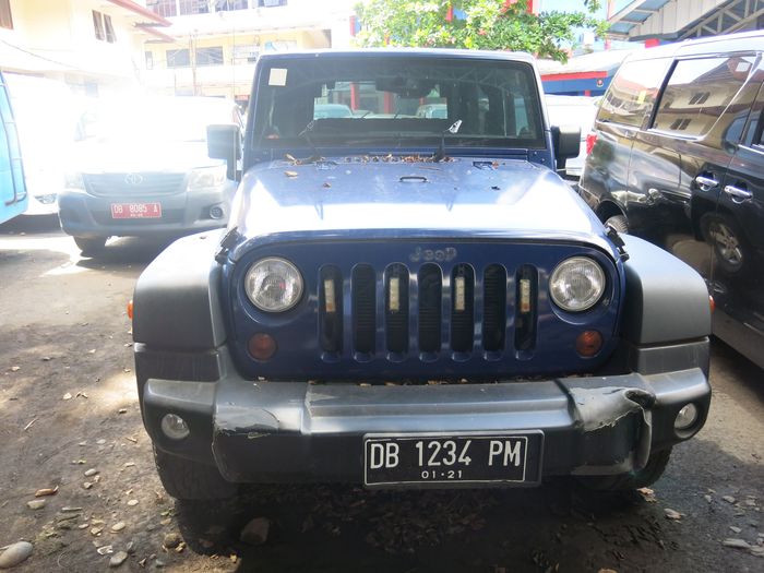 Jeep Wrangler Rubicon yang dilelang KPKNL Manado.