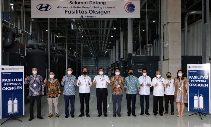 Hyundai mulai produksi oksigen medis di pabriknya