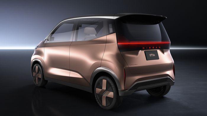 Mobil listrik konsep Kei car Nissan IMk potensinya bukan jadi mobil listrik mungil baru Nissan.