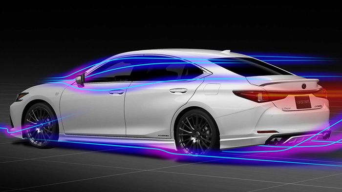 Tampilan depan Lexus ES kena sentuhan TRD