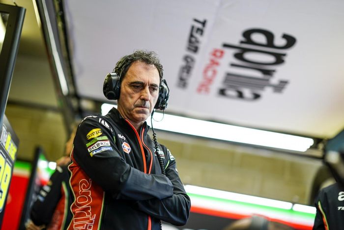 Romano Albesiano selaku Direktur Teknis Aprilia Racing senang dengan hasil tes Maverick Vinales