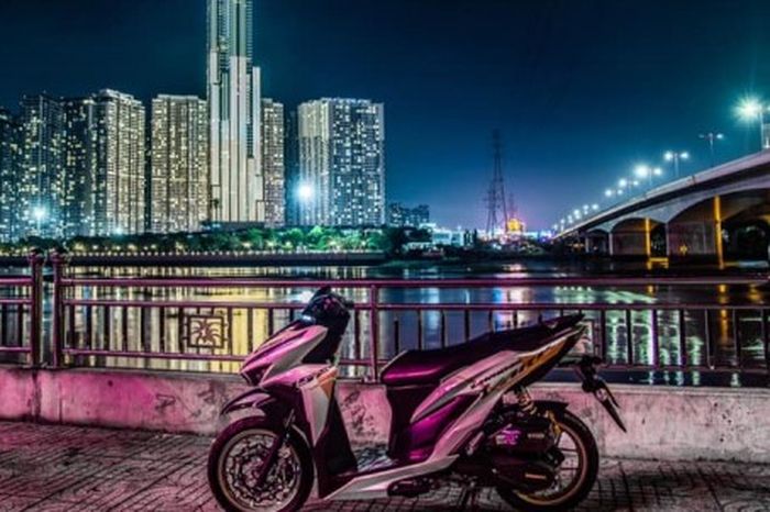 Modifikasi Honda Vario 150 yang elegan