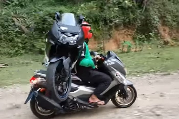 Tes suspensi Yamaha NMAX 