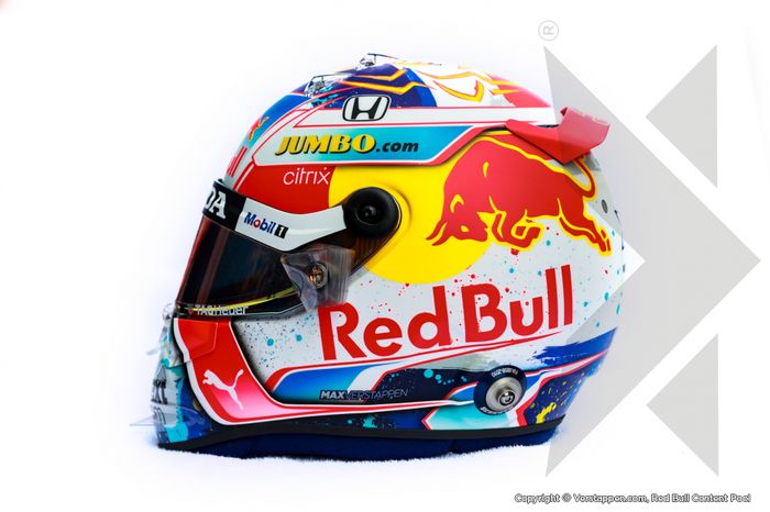 Helm baru Max Verstappen edisi Sirkuit Zandvoort