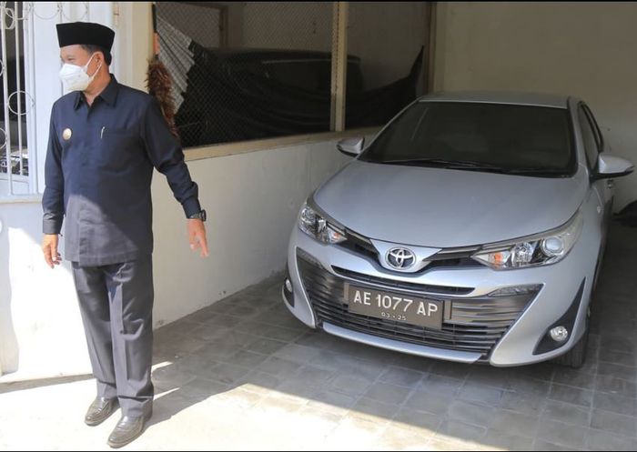 Toyota New Vios yang ditunjukan Wali Kota Madiun, Maidi