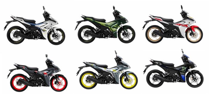 4 pilihan warna Yamaha Exciter 155 VVA Limited Edition, dan 2 edisi MotoGP
