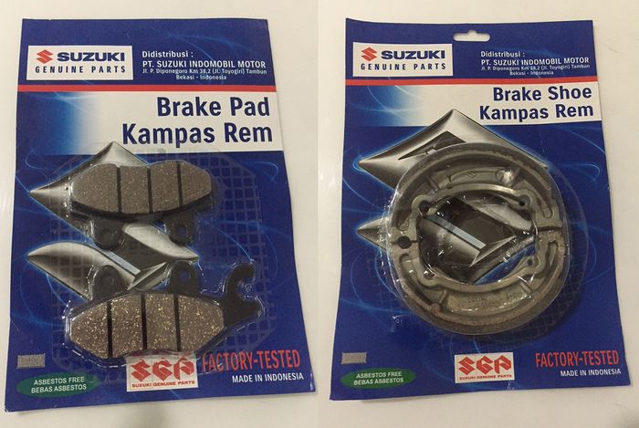 Perhatikan kondisi Kampas rem cakram dan rem tromol motor saat beli