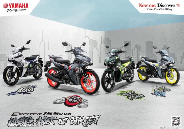 Yamaha Exciter 155 VVA Limited Edition mengusung tema Master Art Of Street
