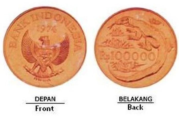 Uang logam emas murni dari Bank Indonesia(Uang logam emas murni dari Bank Indonesia)