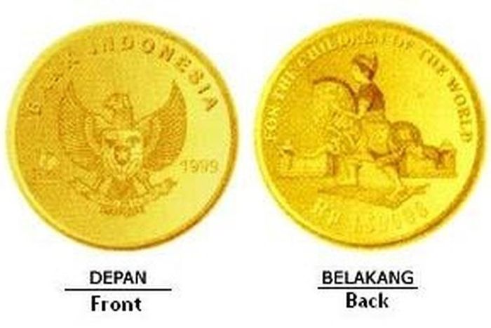 Uang logam emas murni dari Bank Indonesia(Uang logam emas murni dari Bank Indonesia) 