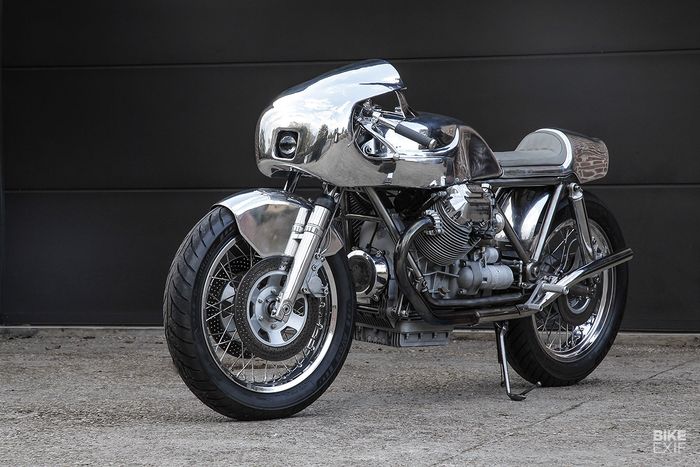 Moto Guzzi 1000 SP cafe racer yang unik dan keren