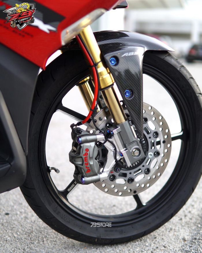 Kaki depan mendapatkan full upgrade