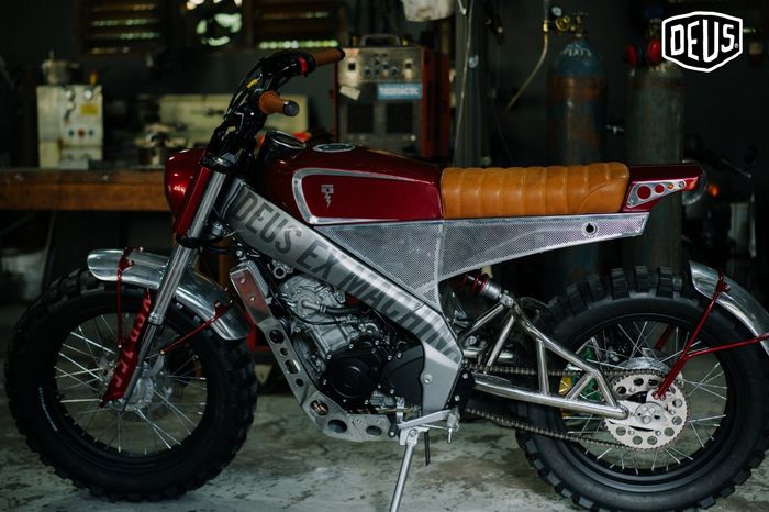 Yamaha XSR 155 custom untuk program Yard Built Indonesia karya Deus Ex Machina &ldquo;Temple of Enthusiasm&rdquo;