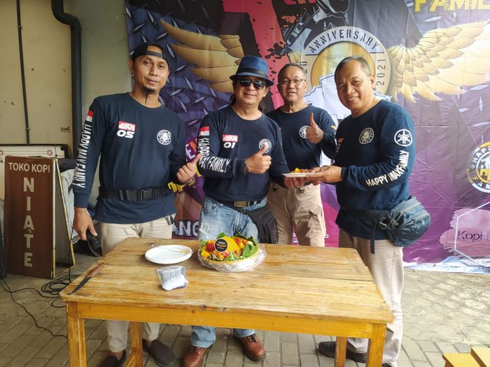 Komunitas Happy Max Family rayakan anniversary pertama di Ciputat, Tangerang Selatan.