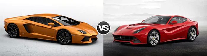 Ferrari F12 Berlinetta vs Lamborghini Aventador LP700-4