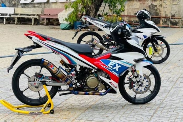 Modifikasi Yamaha MX King 150 yang sporty