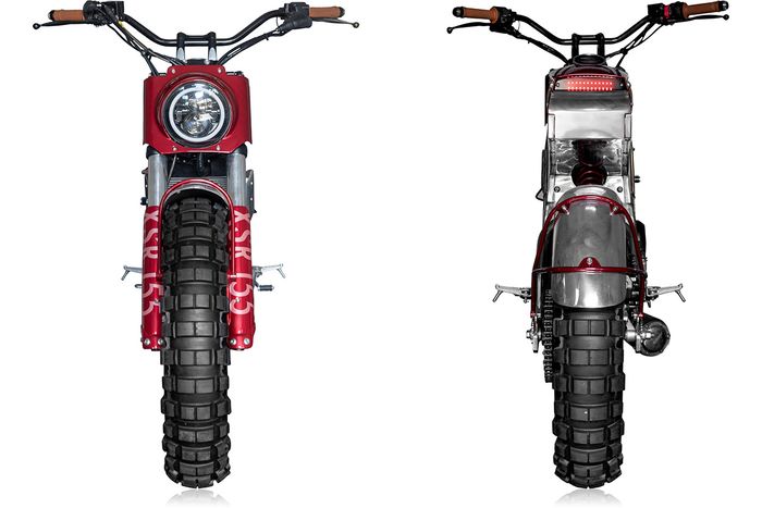 Bodi-bodi full kustom dengan desain simpel