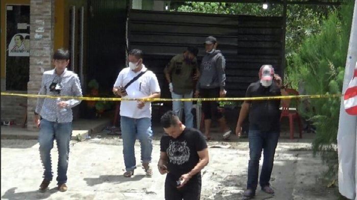 Polisi yang mendatangi kembali TKP kasus Subang pada Rabu siang kemarin. 