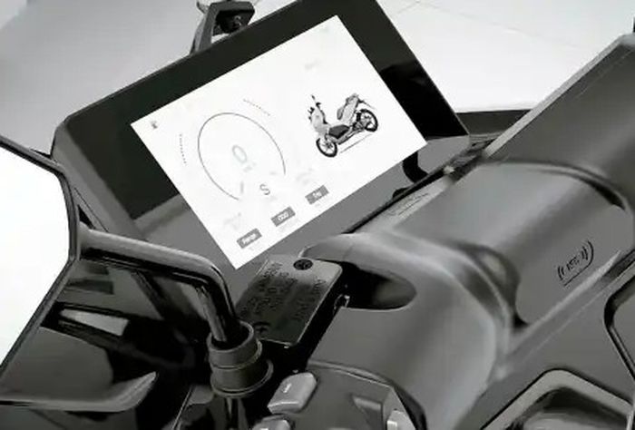 Panel instrumen Super Soco CT3.