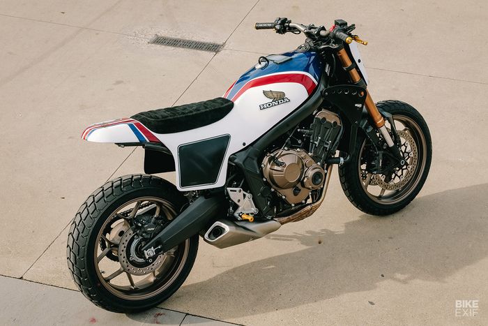 Honda CBR650R street tracker yang mempesona