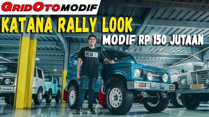 Modifikasi Suzuki Katana Jejelogy main rally look 
