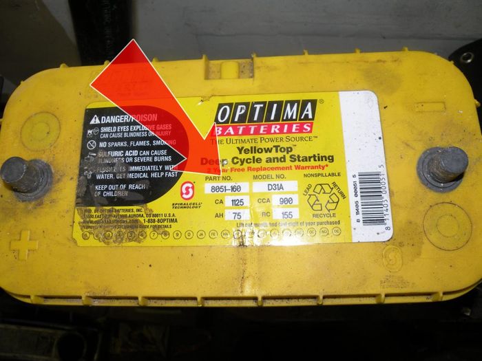 Aki Optima, salah satu aki yang direkomendasikan cocok untuk winch karena memiliki 900 CCA