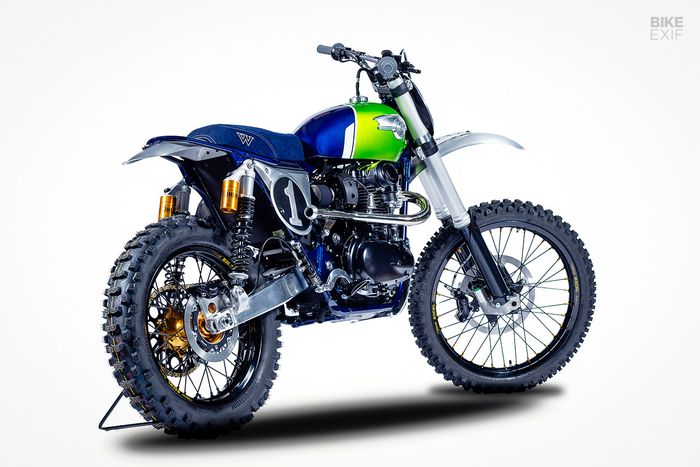 Kawasaki W800 retro scrambler yang super keren