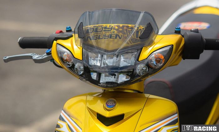 Headlamp diganti model LED dan dipasangi master rem CRG