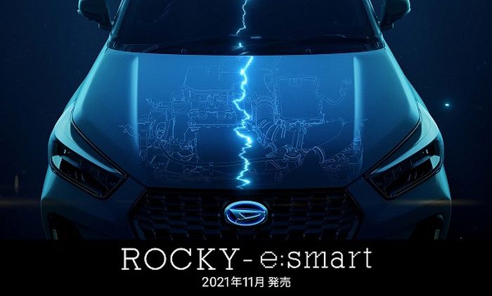 Daihatsu tengah siapkan Rocky E-Smart Hybrid untuk meluncur November 2021.
