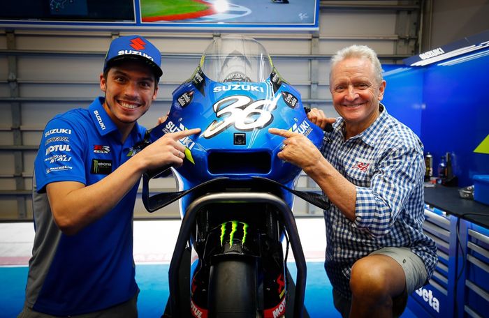 Joan Mir pakai nomor ala Kevin Schwantz