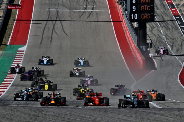 Mobil F1 dituding jadi penyebab polemik aspal keriting pada akhir pekan MotoGP Amerika 2021, loh kok bisa?