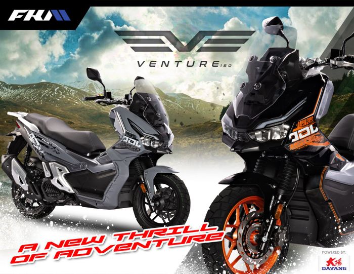 FKM Venture 150 2021 motor matic baru yang mirip Honda ADV 150.